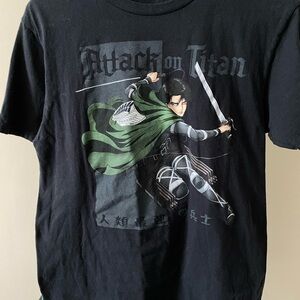 Ripple Junction Attack on Titan final season black t shirt adult medium